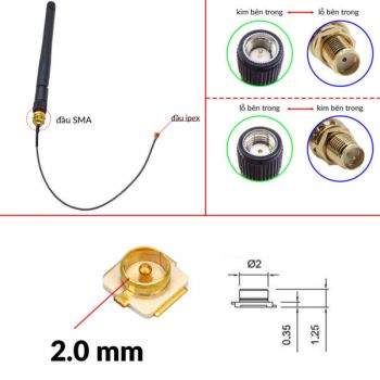 Cáp connect Ăng Ten với Reader